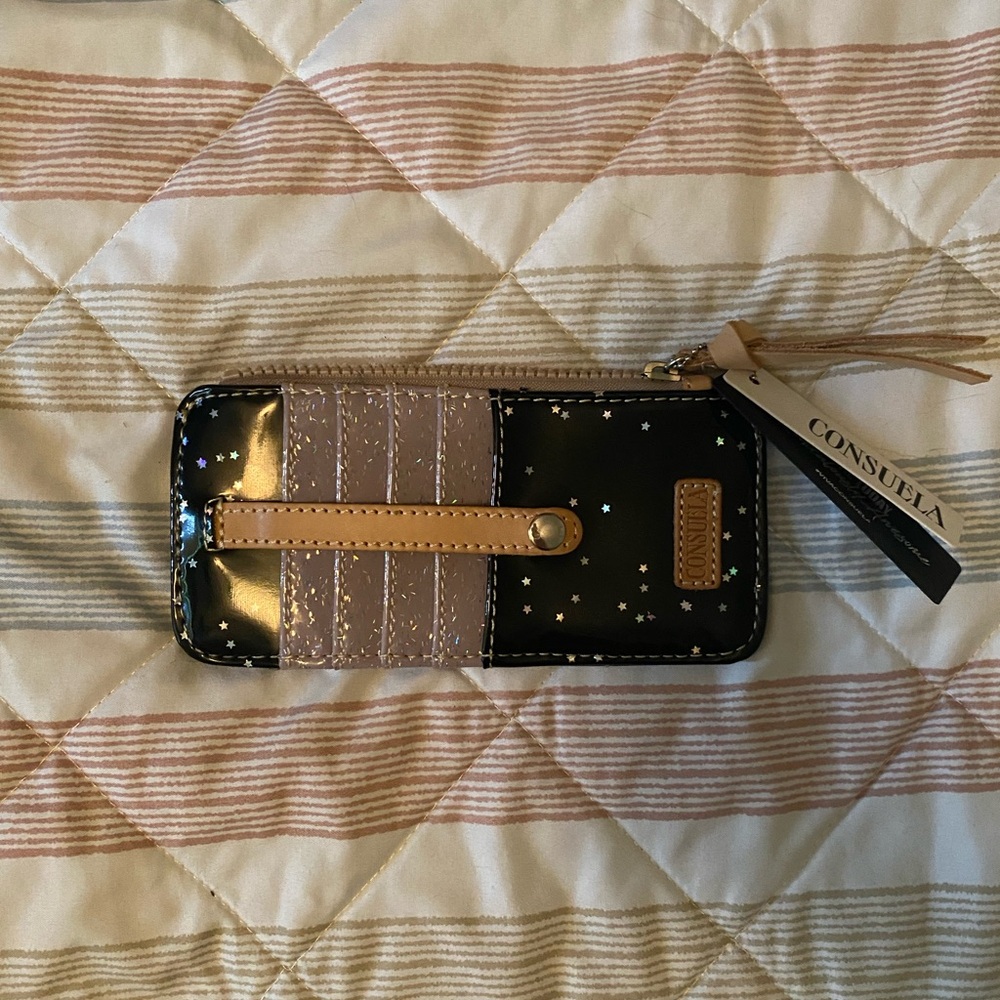 Consuela Black and Tan Studded Phone Case